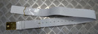 White Belt Parade & Ceremonial Issue No Plate Buckle Max 40"