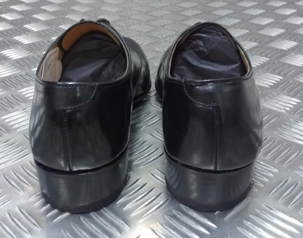Women's Service Shoes Black Gibson Leather With Leather Soles NEW