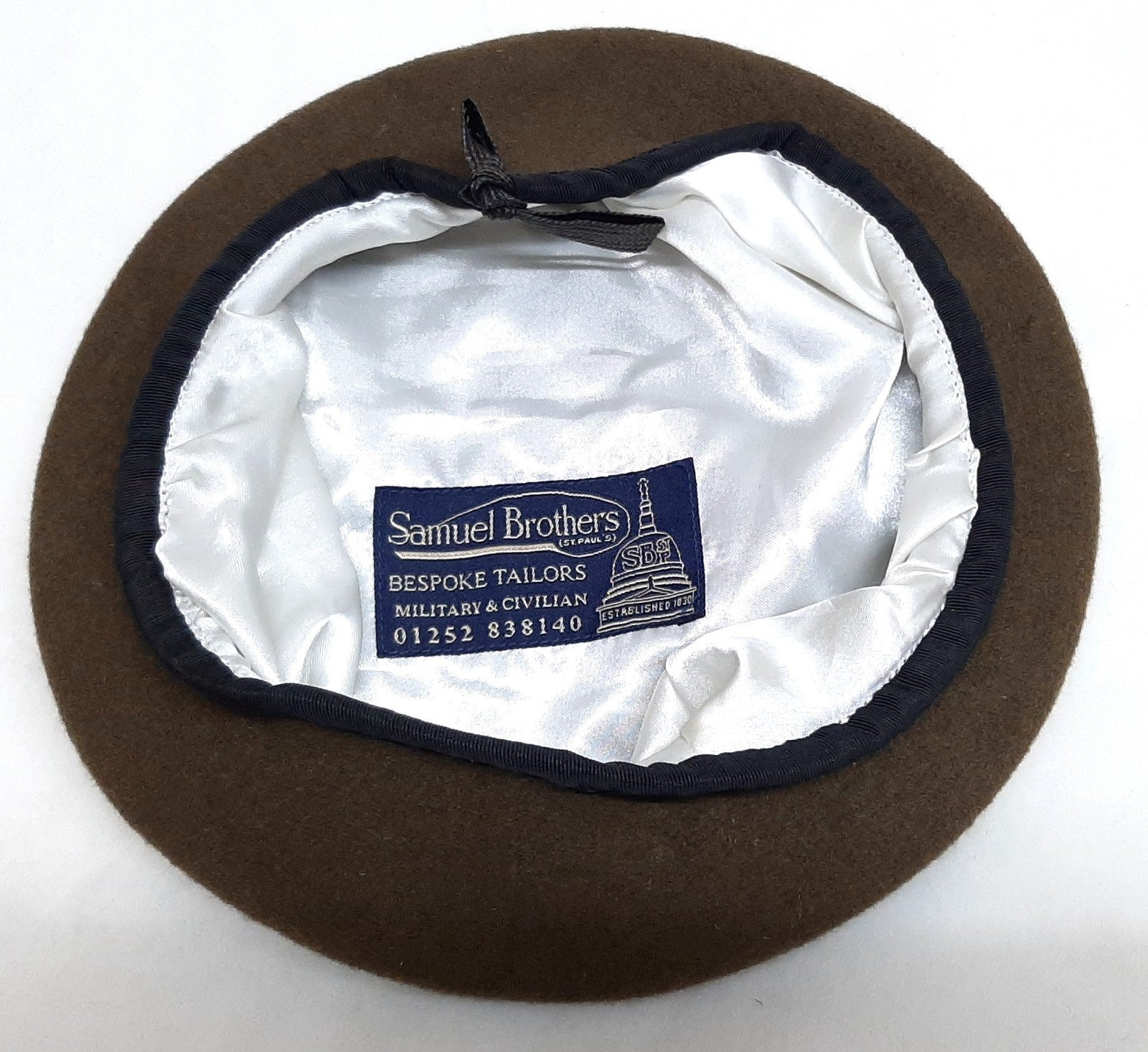 Beret Samuel Brothers British Officer Regimental headwear No Insignia Size 59cm