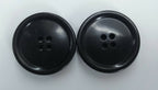 Genuine Vintage DMOB 4 Hole Plastic Coat Buttons Slate Grey X4 31.5mm