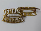 Vintage Jamaica Titles Shoulder Badge 1 Pair UK Made - NEW