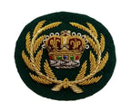 Mess Kit Badge RQMS Green British Hand Embroidered Insignia Arm Patch