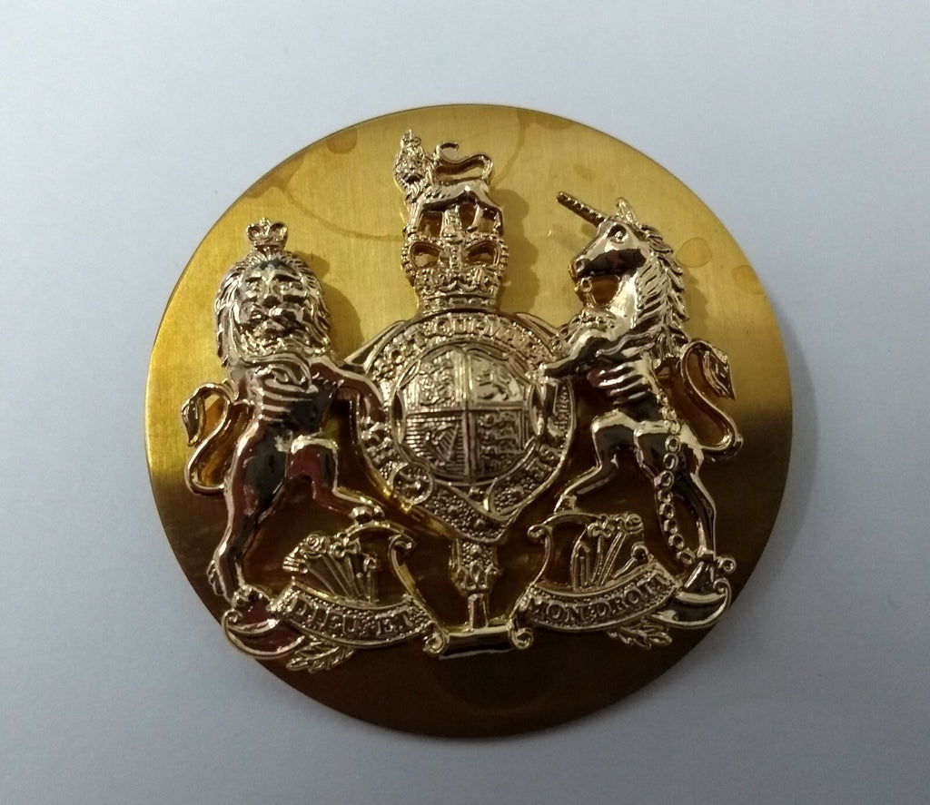 Genuine British Royal Marines RM Issue Coat of Arms WO1 Wrist Strap Badge - NEW