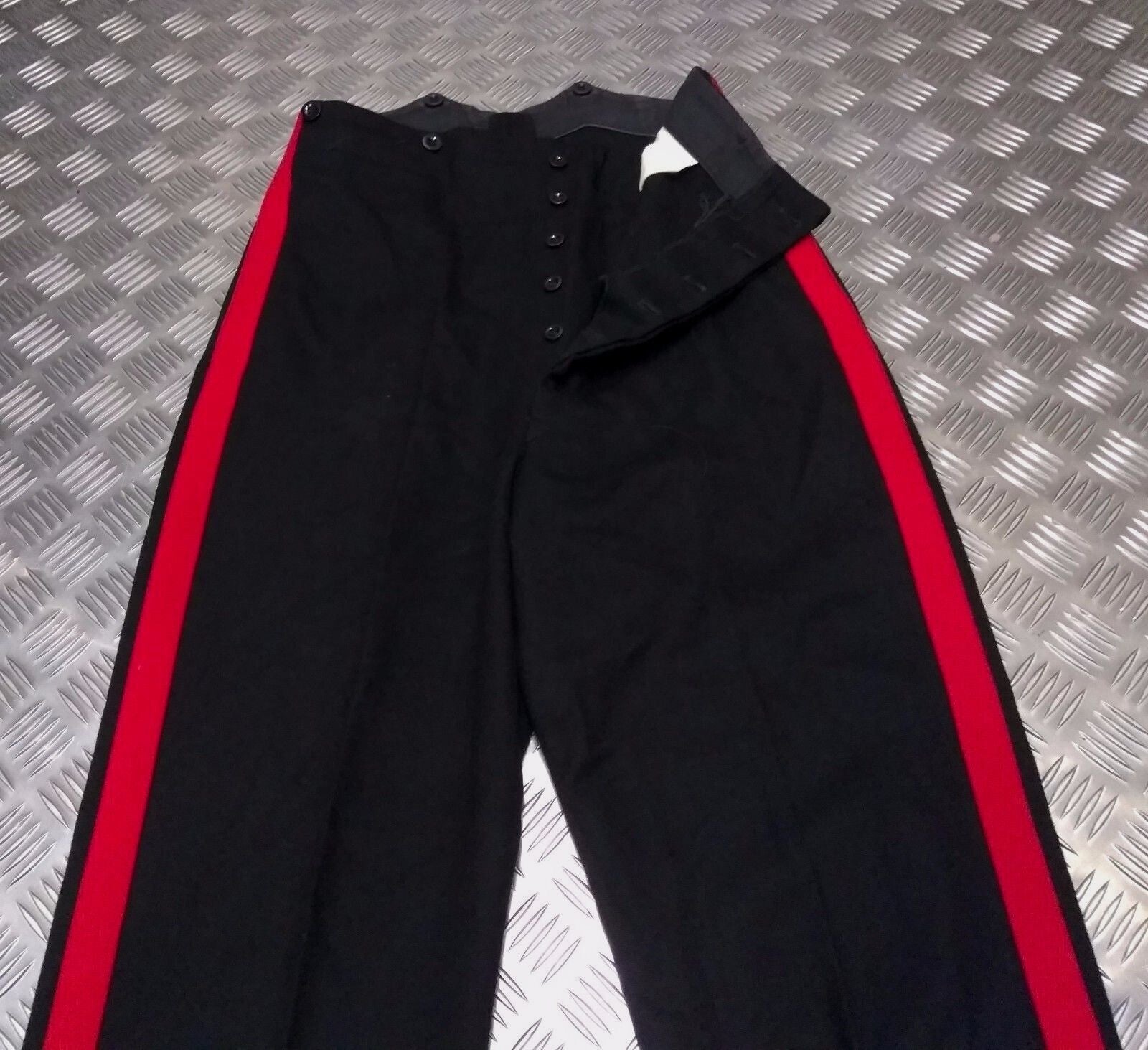 British Army No1 Issue Dress Mans Cadets Trouser 1" Red Stripe Waist 30" Leg 31"