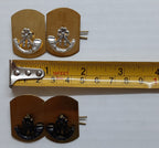 The Light Infantry LI British Army Collar Badge Sets 1 x Silver 1 x Black NEW