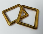 Genuine Vintage British Army Horse Guards & H Cav Brass Bridle Loops x 2 STD239