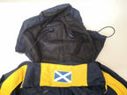 Scotland's Cavalry Blue Yellow Hooded Raincoat/Jacket RSDG Insignia