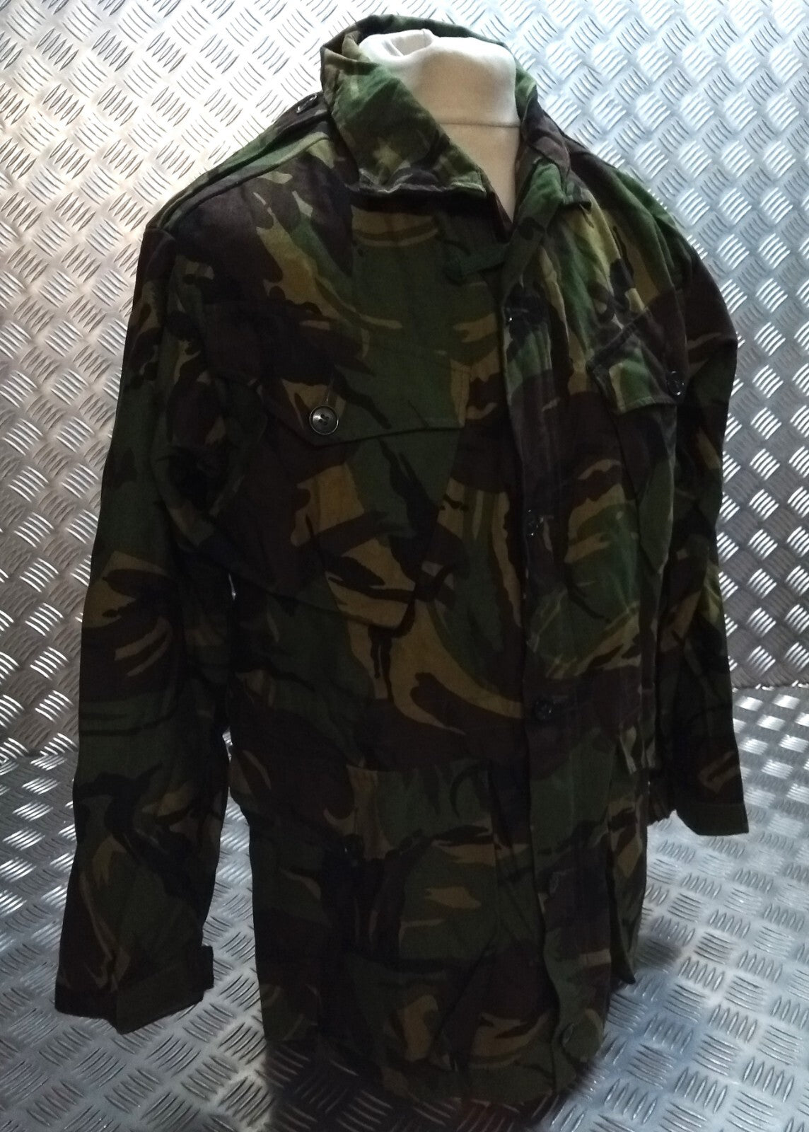 DPM Combat Jacket 1980s Pattern British Army Camo Smock Old Camouflage Design