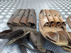 Genuine Vintage Issued Leather Ammo Case / Bag & Shoulder Strap Faulty