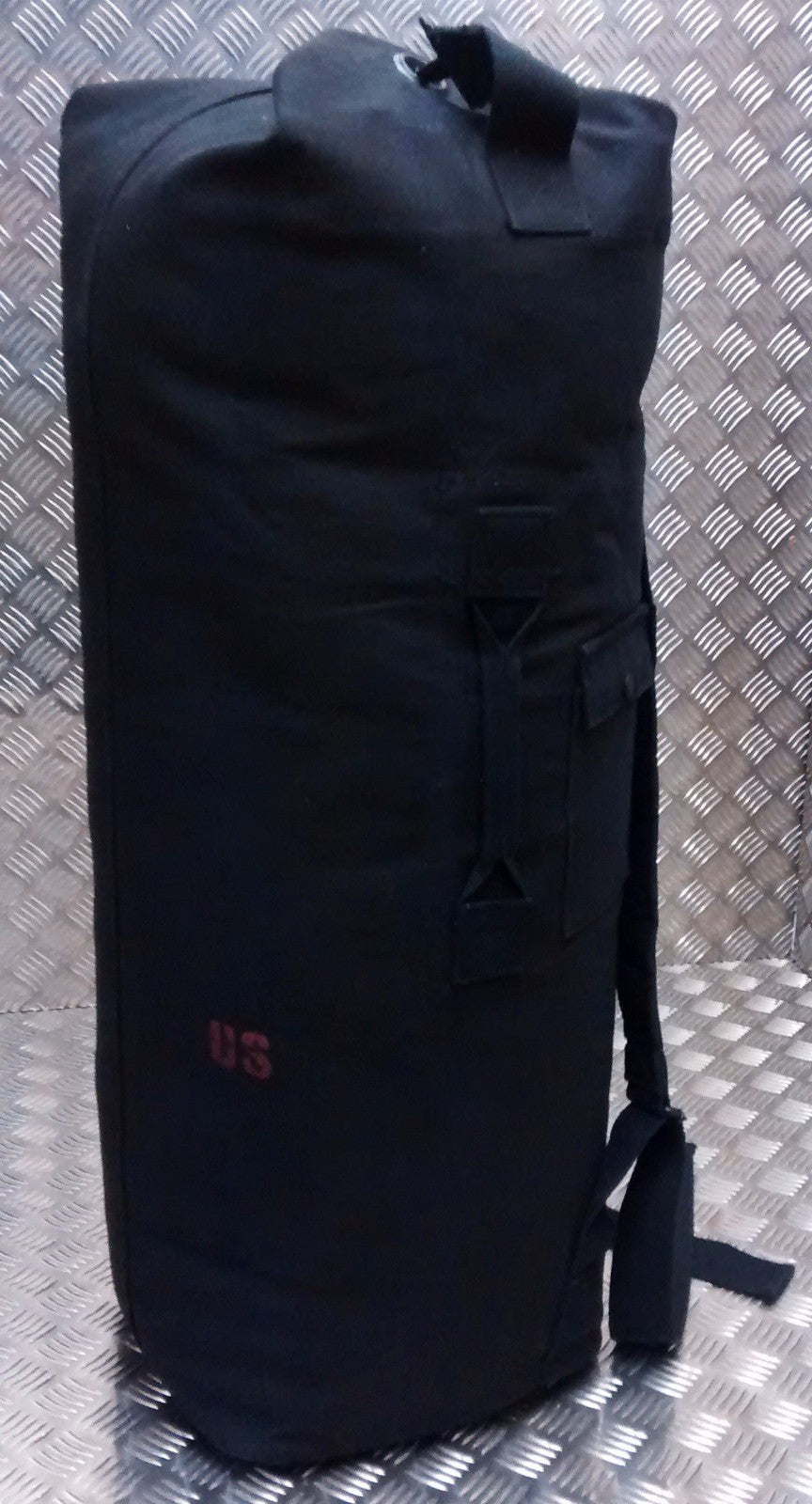 US Style Kitbag Kit Bag Duffle Shoulder Bag Ruck Sack Stealth Black- NEW