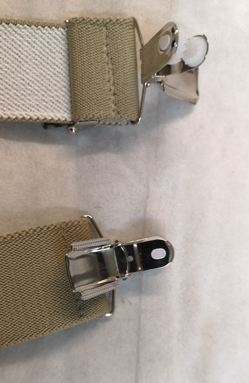Various Clip-On / Button Elastic Braces / Suspenders Adjustable