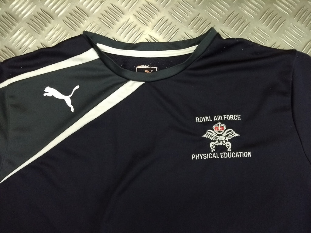 Puma Spirit Training Jersey with RAF Royal Air Force Physical Education Logo XXL
