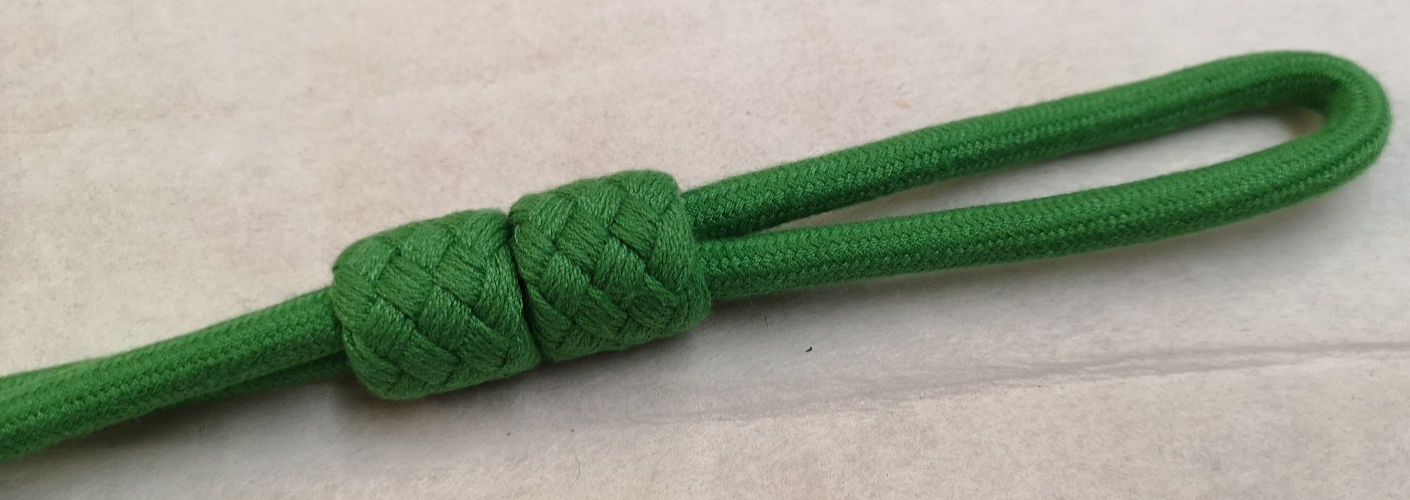 Light Green Double Knot Ceremonial & Parade Lanyard