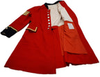 British Army Red Long Coat Royal Hospital Chelsea Q/C Buttons C/SGT