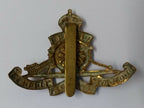 Vintage Royal Artillery Kings Crown Hat Badge British Army issue Old Pattern