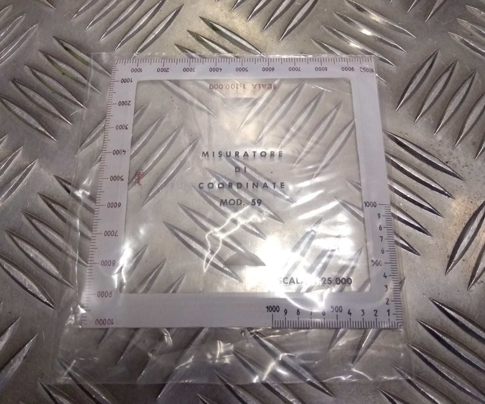 Genuine Italian Map Reading Scale Tool 1: 25000- 1: 100˙000 MOD 59