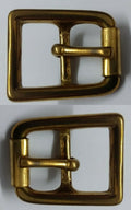 Genuine British Army Horse Guards & H Cav Brass 3/4" Bridle Roll Buckle x2 New