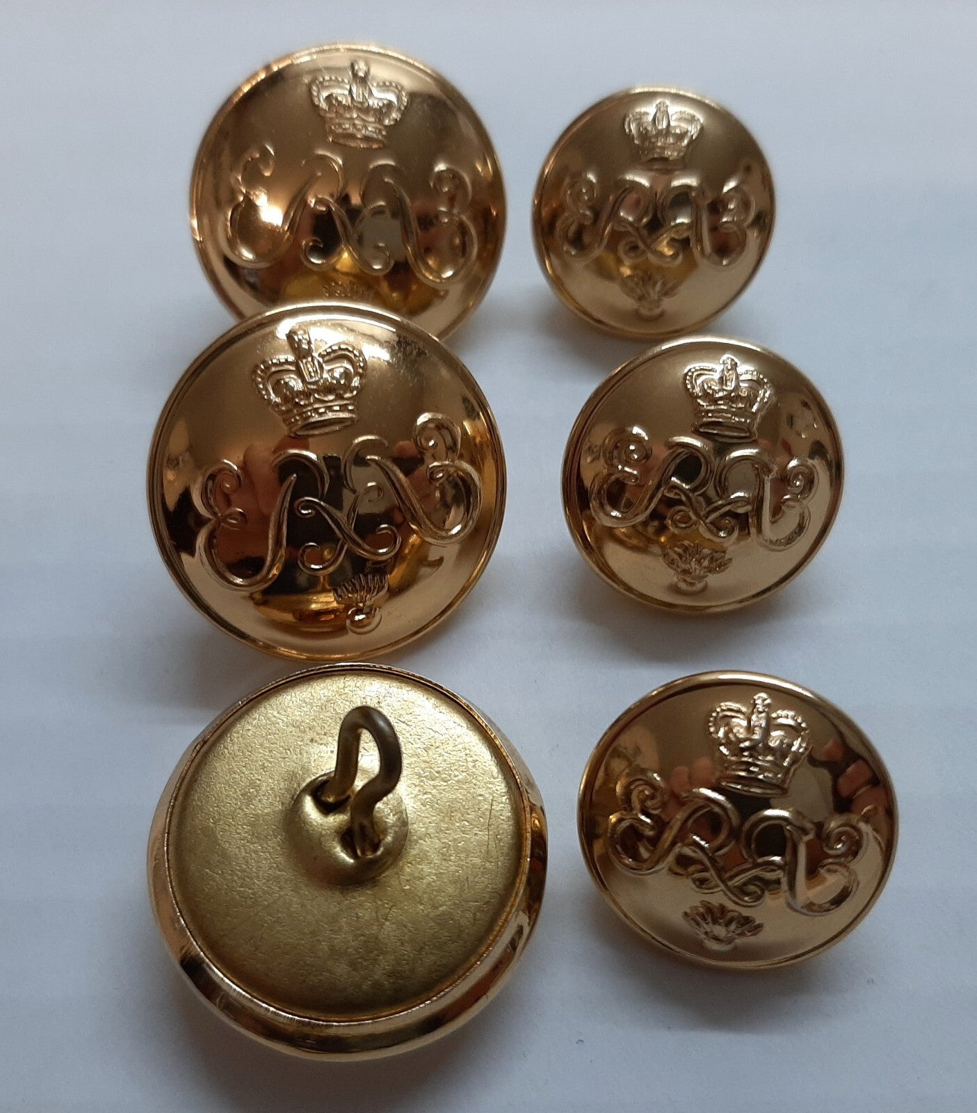 HAC Army Buttons British The Honourable Artillery Company 3 Large 3 Medium