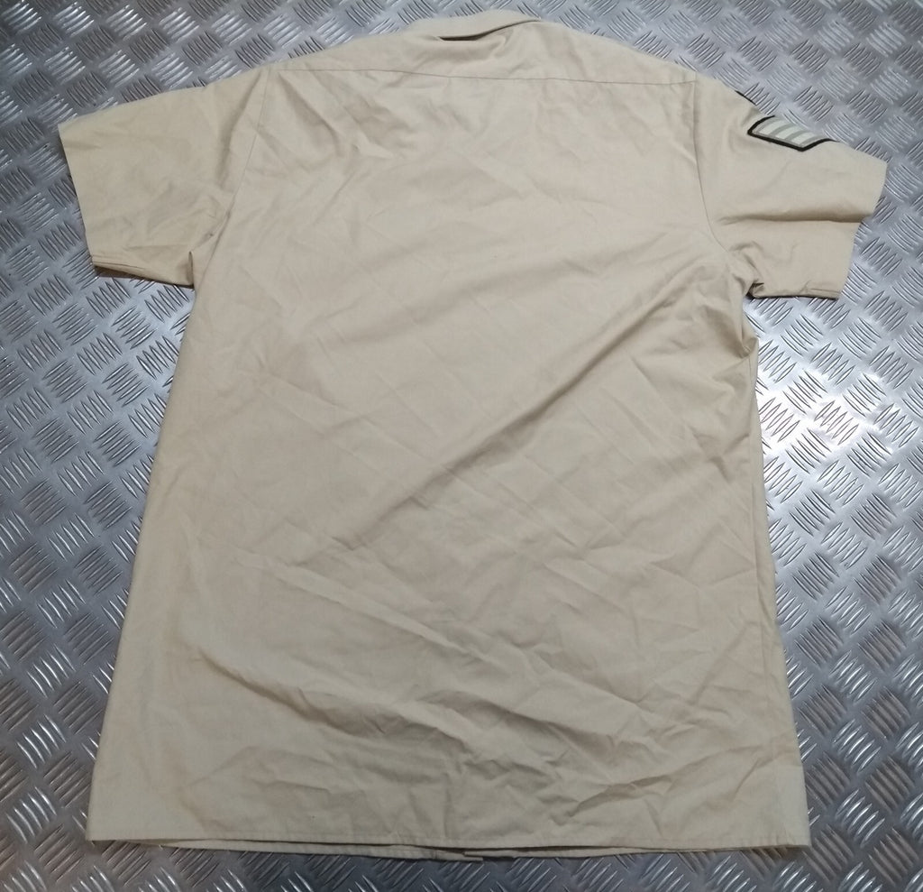 British Army Mercs FAD Shirt No2 Short Sleeves With Q/C Crown and 3 Bar Chevron Collar 41cm