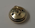 British Half Dome Gold Coloured Issue 22L Ring Back Buttons X2 ASBT308