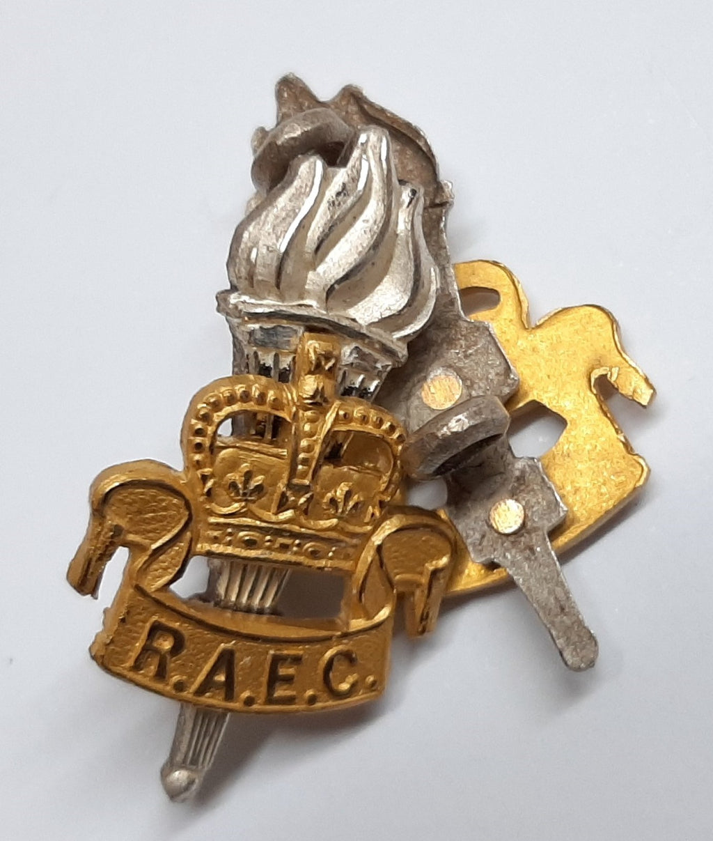 RAEC Collar Badges Vintage Old Pattern Q/C for No1 No2 Dress