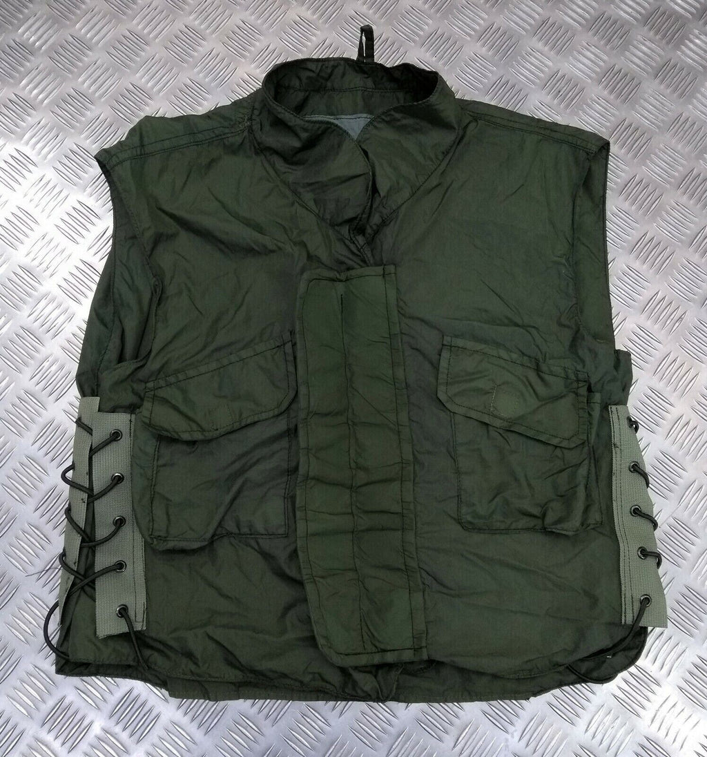 Genuine Military Issue 1980's IDF Flak Vest Cover Overdyed OD Green Airsoft