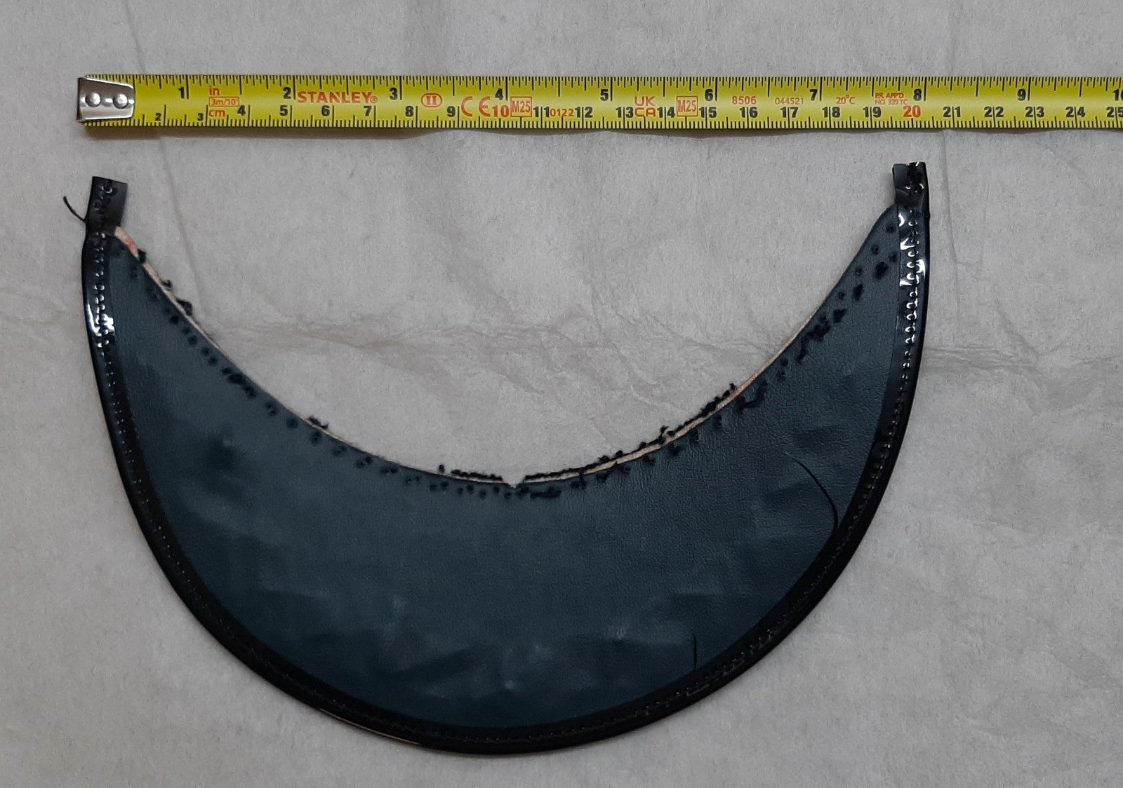 Group Manager Peak British Silver Bar Visor for Dress Hat / Cap New