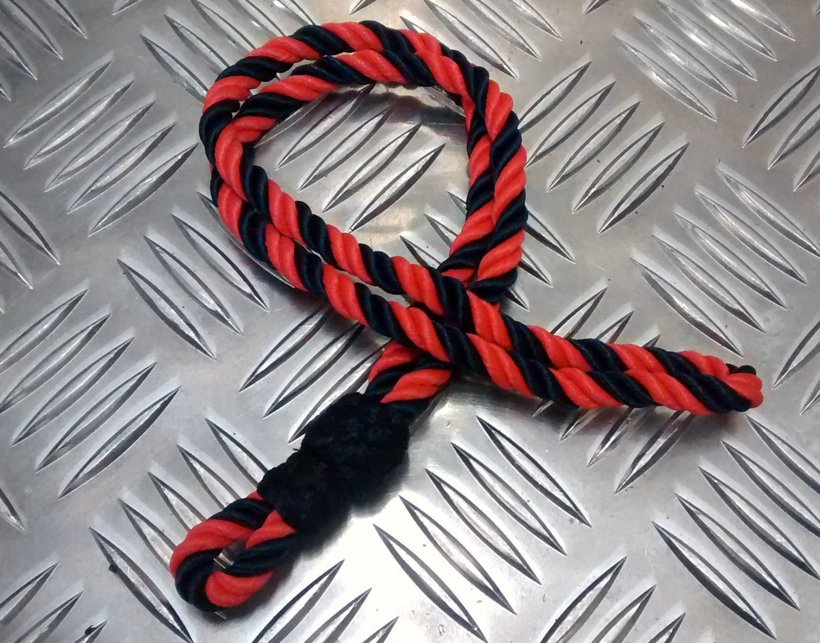 AGC 4 Ply Single Cord Lanyard Red and Dark Blue Mens & Womens Genuine British