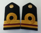 Genuine Canadian Naval Female Gold Wire Rank Shoulder Boards Epaulettes LFS12