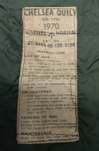 Genuine Vintage British Army 1970s 58 Pattern Feather & Down Sleeping Bag NORMAL