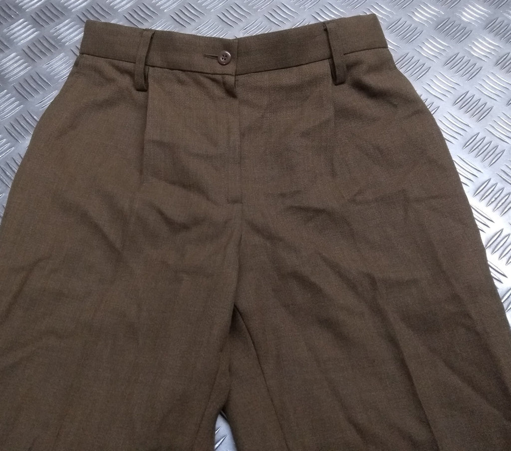 FAD Barrack Slack Woman's Female All Ranks Brown Trousers Assorted Sizes - Used
