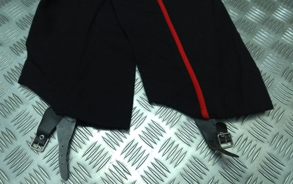 No1 RM Trousers Zip Closure Winged Backed Genuine Naval Issue With Foot Straps