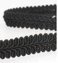 Decorative Black Gimp Braid 15mm wide x25m