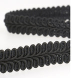Decorative Black Gimp Braid 15mm wide x25m