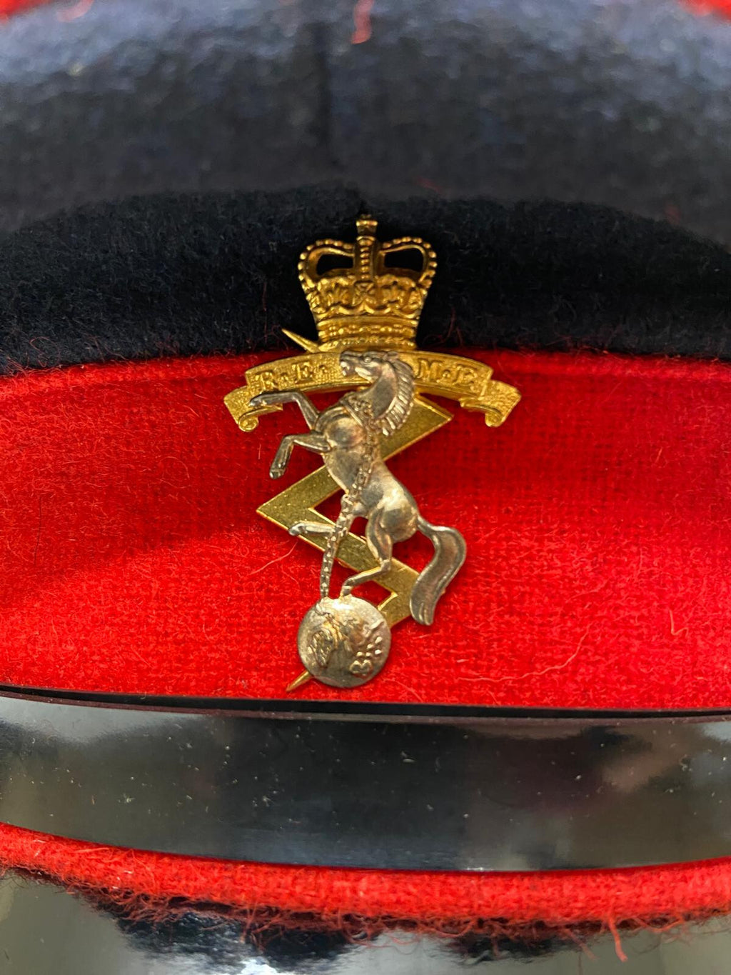 British REME Officers Hat / Cap No1 Royal Electrical & Mechanical Engineers 58cm