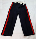 No1 RMAS Trousers British Army Pattern Cadet Officer Dress 1" Red Stripes W34"