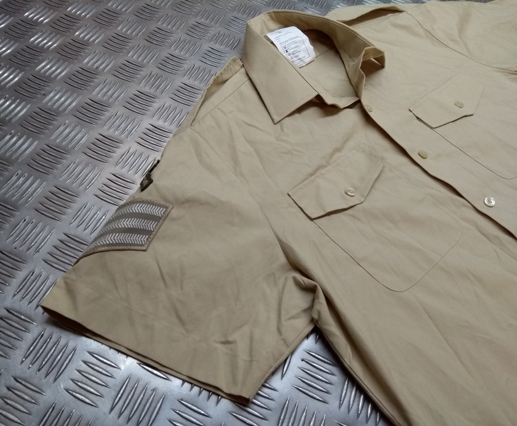 British Army No2 Shirt Short Sleeves FAD All Ranks Sergeant Skill at Arms 39cm