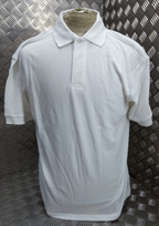 Short Sleeve Female White Shirt Utility Polo Style Physical Training PT Small