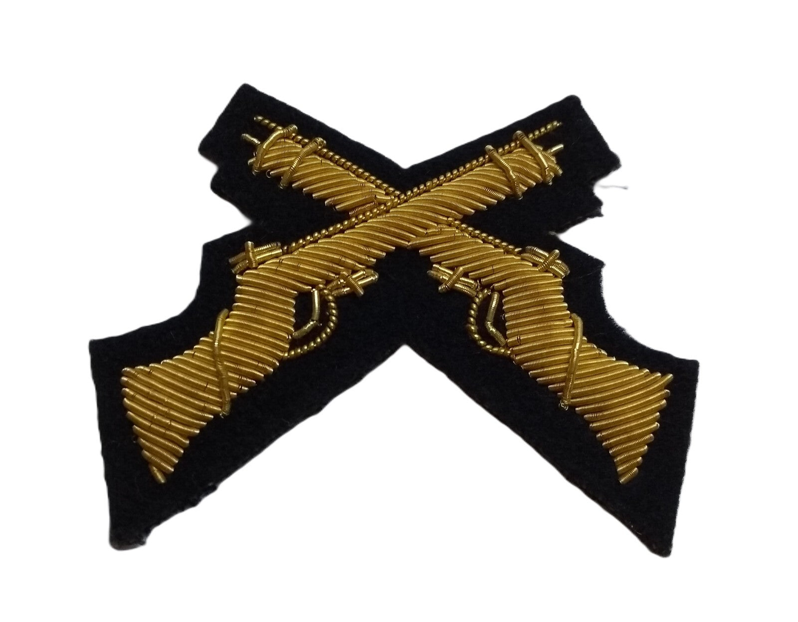 Mess Kit Badge Skill at Arms on Navy British Hand Embroidered Arm Patch