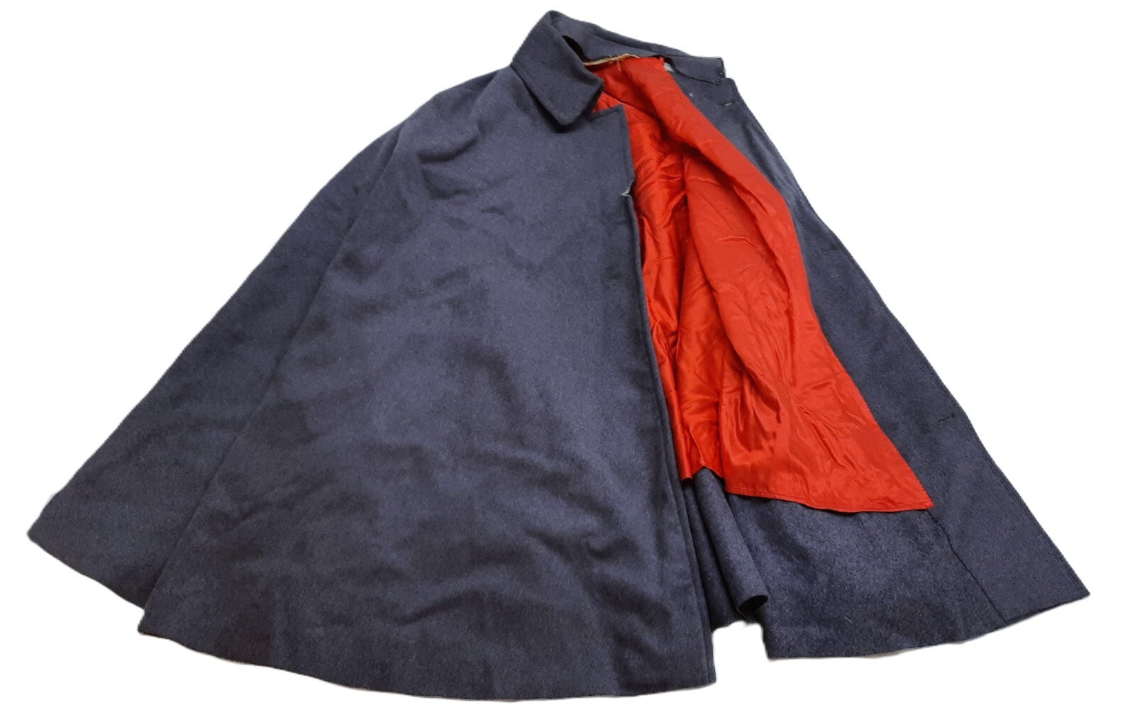 Vintage Officers Cape Red Lined British Army Old Pattern Foot Guards No Buttons