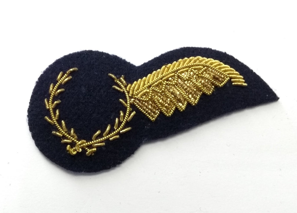 RAF Royal Air Force Brevet Badge Ceremonial Dress Half Wing Gold Wire Insignia Made in UK