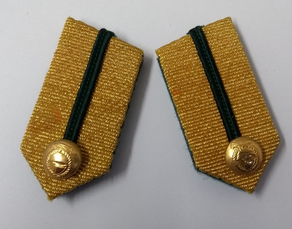 Dubai Gorgets Gold Braid Detail & Green Piping Fancy Dress