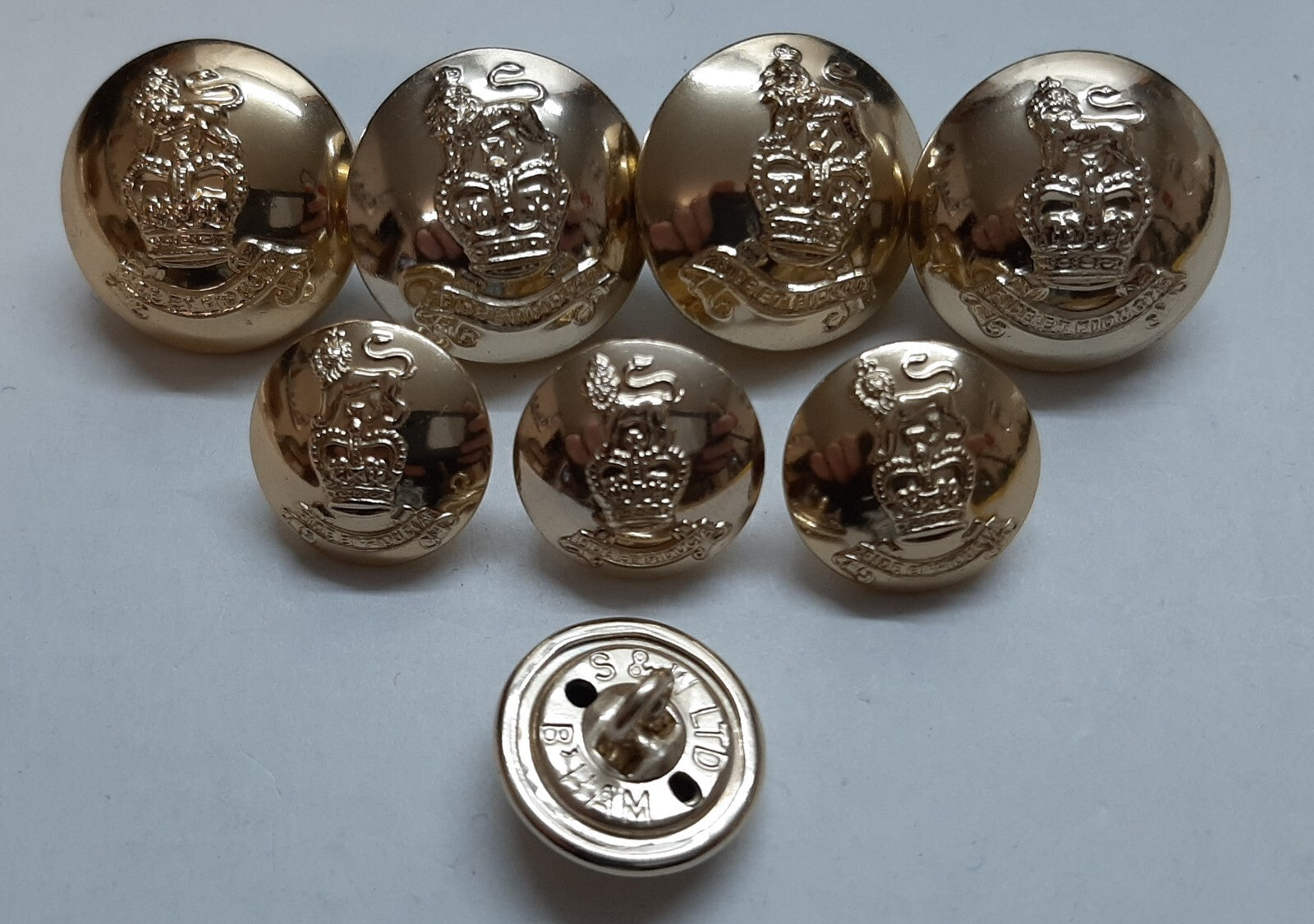 RAPC Buttons No2 British Dress Royal Pay Corps