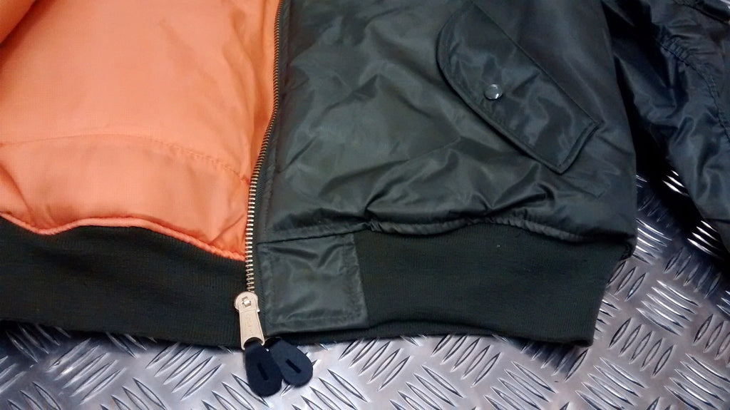 MA1 US Military Style Bomber Jacket Green OD - NEW