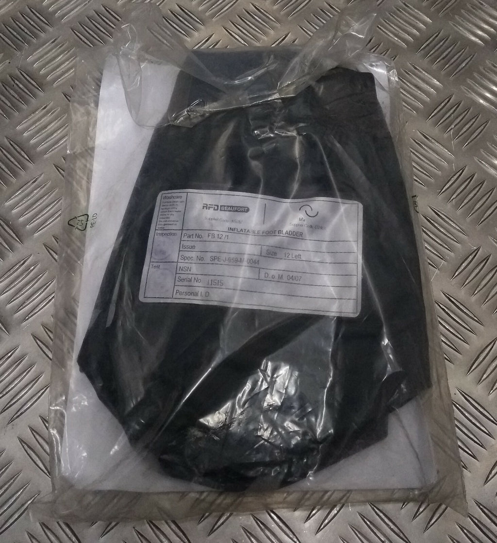 RFD Beaufort Jet Pilots Anti-G Inflatable Foot Bladders Air Force NEW