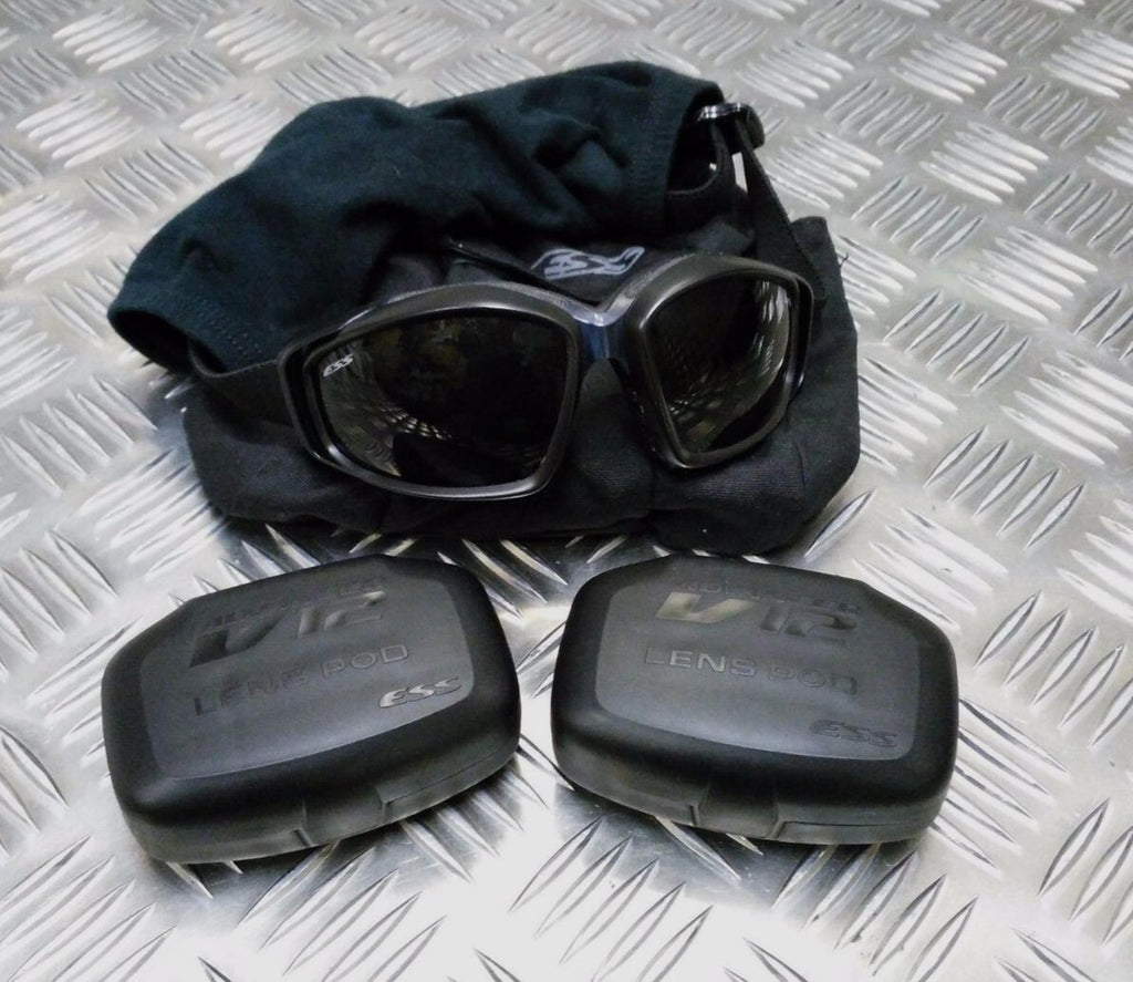 Genuine British Army Issue ESS V12 Advancer Ballistic Tactical / Assault Goggles