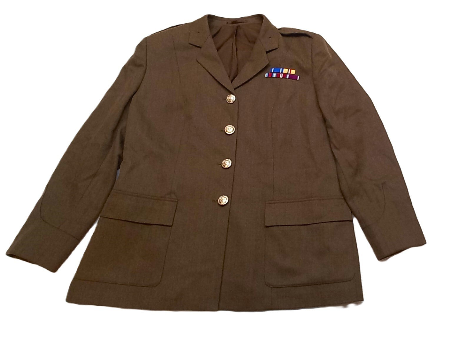 British Army FAD Jacket Woman's No2 Dress RLC Buttons Big Size