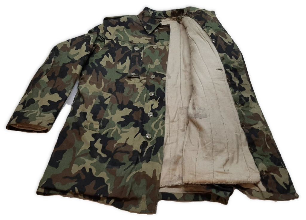 Army Combat Jacket Camouflage Full lined Cold Weather Camo Long Field Jacket