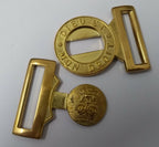British Ceremonial Belt Buckle With "DIEU ET MON DROIT" Logo - NEW - DEM1N