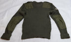Army Commando Jumper British Forces Ribbed Olive Green Pullover L CPL Insignia M